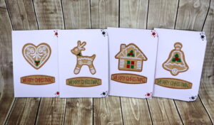 Gingerbread Christmas Cards (5×7)
