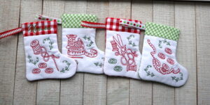 Sewing Themed Stockings (5×7)