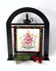 Adore Him Tiny Quilt (6×6)