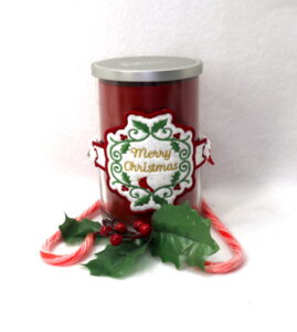 Merry Christmas Jar Hugger (5×7)