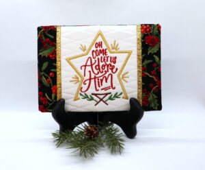 Adore Him Mug Rug (5×7)