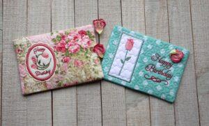 Rose Birthday Mug Rug Combo