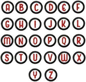Small Round Monogram