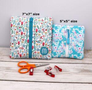 Vinyl Center Zip Bag No 1 (5×5) (7×7)