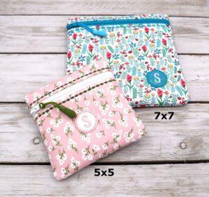 Vinyl Zip Bag No 2 (5×5) (7×7)