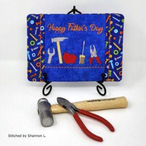 Tool Dad Mug Rug (5×7)