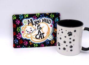All You Need is a Cat Mug Rug