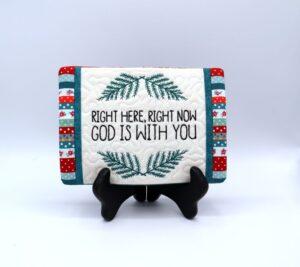 Right Here – Right Now Mug Rug