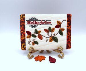 Hello Autumn Mug Rug