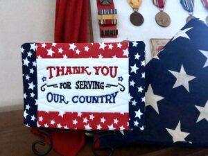 Thank you for Serving Mug Rug