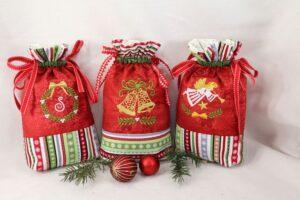 Christmas Drawstring Bags (8×12)