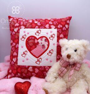 Crazy Patch Heart Pillow