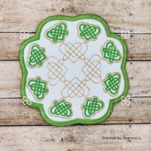Celtic Candle Mat (5×7)