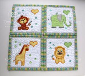 Safari Quilt Blocks Combo