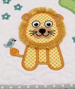 Lion Applique (4×4)