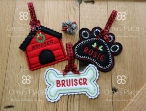 Christmas Ornaments for Dogs (4×4)