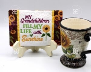 Grandchildren Mug Rug
