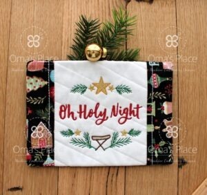 Holy Night Mug Rug
