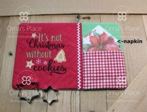 Christmas Cookies Mini Placemat (8×12)