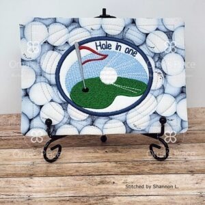 Hole in One Mug Rug
