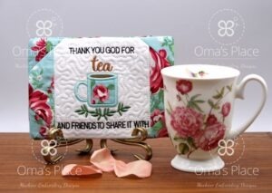 Tea Friends Mug Rug
