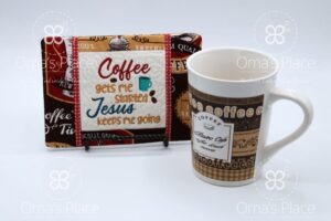 Coffee Start Mug Rug