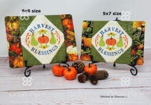 Harvest Blessings Mug Rug