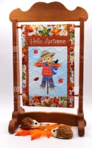 Scarecrow Mini Quilt (7×11)