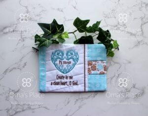 Clean Heart Mug Rug (5×7)