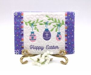 Easter Egg Mug Rug (5×7)